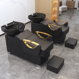 Shampoo Chair for Salon Salon Shampoo Bowl and Chair Lay Down Washing Salon Shampoo Chair