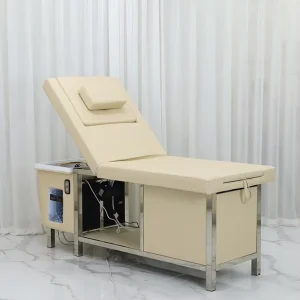 ShiLu Electric Modern Multifunction Shampoo Chair PU Leather Metal Frame Hydrotherapy Features for Barber Salon Living Room Use