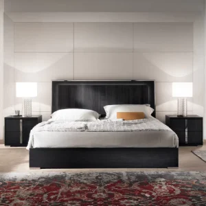 Shiyi Custom Modern Luxury Hotel Bedroom Set King Queen Wooden Bed With Dressing Table and Closet Drawer Customized Design