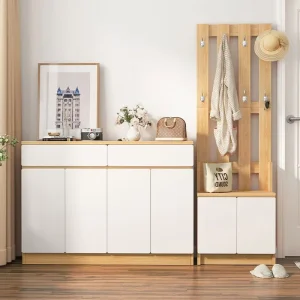Shoe Cabinet Coat Rack Door Body Wall Home Doorway Living Room Entrance Storage Hall