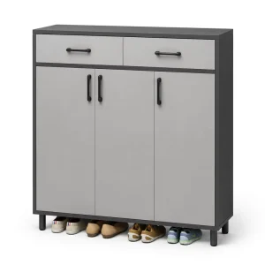 Shoe Cabinet Home Entryway New Arrival Cream Style Hallway Cabinet Entryway Foyer Corridor Indoor Shoe Rack