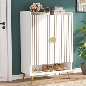 Shoe Cabinet Home Folding Entrance Plate Door Large Capacity Storage Body Cross border