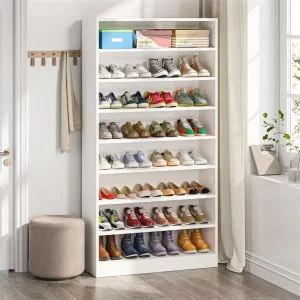 Shoe Cabinet Panel Furniture With Open Storage Space Suitable for Entrance Source