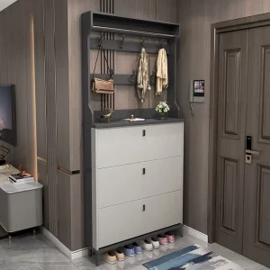 Shoe Cabinet Ultra thin 17cm Light Luxury Household Door Entry Economical Large capacity Storage Foyer