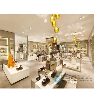 Shopping Mall Bag Shop Kiosk Interior Design Customized Handbag Display Stand Furniture
