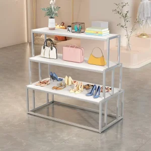 Shopping Mall Retail Display Cabinet Kids Shoe and Handbag Island Shelf for Commercial Boutique Retail Store