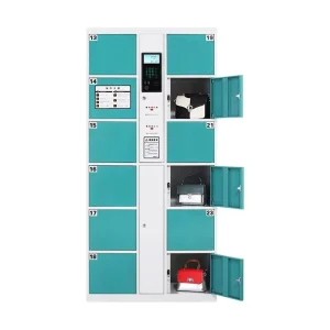 Shopping Mall Storage Locker Steel Coin Operated Cabinet Metal Bag Storage Locker for Supermarket Mall Public Use Lockable
