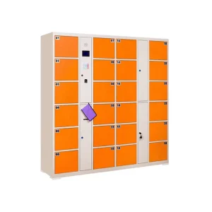 Shopping Mall Supermarket Storage Locker Cold Rolled Steel Coin Operated Lockable Cabinet 5 Year Warranty for Public Use Hotels