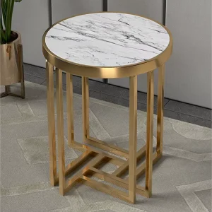 Side Tables Living Room End Marble Coffee Table Luxury Furniture for Home
