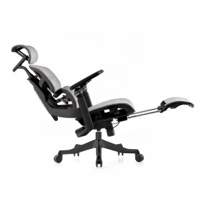 Sillas De Oficina Headrest Executive Swivel Ergonomic Office Chairs High Back Full Mesh Grey Computer Chair 6D Armrest