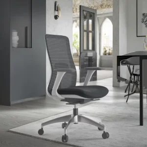 Sillas De Oficina Visitor Modern Swivel Executive Mid Back Desk Mesh Chair for Office