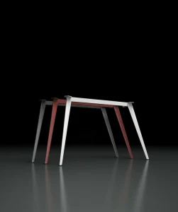 Simple 4 Person Office Desk Commercial Conference Meeting Table Minimalist Staff Workstation Desk Metal Table Frame Office Table