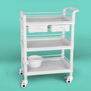Simple ABS Plastic Medical Hospital Trolley