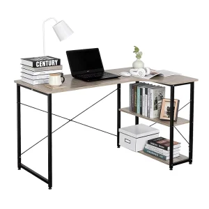 Simple Computer Desktop Desk Home Minimalist Integrated Desk Bookshelf