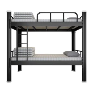 Simple Design Bunk Beds Double Students Frame Dormitory Apartment Metal Bed