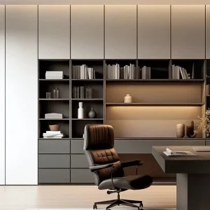 Simple Design Custom Size Living Room Bookshelf Furniture Storage Cabinet Shelves Bookcases for Home Study Office Room