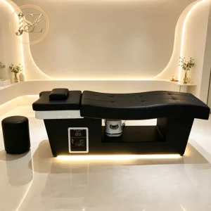 Simple Hair Wash Basin Beauty Salon Shampoo Thai Head Spa Massage Tables Washing Hair LED Shampoo Bed with Sink