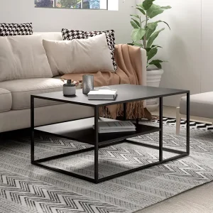 Simple Metal Coffee Table Modern Sofa End Table for Living Room Furniture