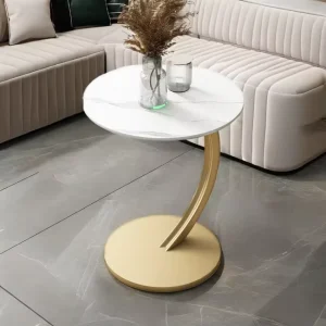 Simple Mini Round Side Table With A Few Corners For Small Home Living Room And Apartment Dining Coffee Bar Tables