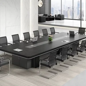 Simple Modern Conference Table and Combination Office Meeting Multi-functional Bar Long Table Large Office Conference Table