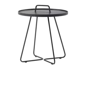 Simple Modern Dark Gray Durable Portable Multifunctional Coffee Table Acrylic Side Table