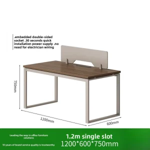 Simple Modern Office Desk Screen Workstation Staff Chair Combination 2 4 6 Seater