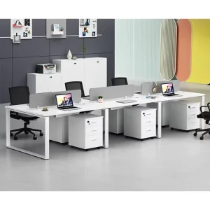 Simple Open space Modular Design Custom Steel wood Office Desk Workstation Office Furniture Table