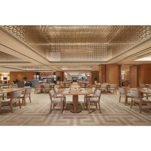 Simple Restaurant Furniture Dining Tables and Chairs for Hotel Restaurant