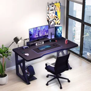 Simple and Stylish Office and Gaming Desk Adjustable and Extendable for Home or School Use New Metal Laptop Table