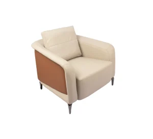 Single Boss Sofa Chairs Office Hotel School Hospital Furniture Leisure Sofabed with Synthetic Leather for Meeting Room Reception