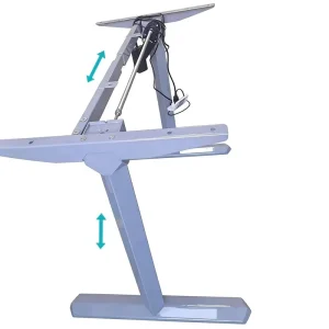 Single Motor Electric Height Adjustable Extendable Width Steel Game Desk Frame Ergonomic Sit Stand Gaming Base
