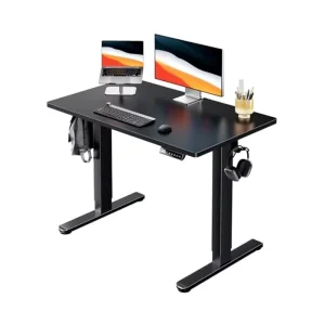 Single Motor Electric Height Adjustable Standing Table Desk Modern Design for Home Office School Made Steel Metal