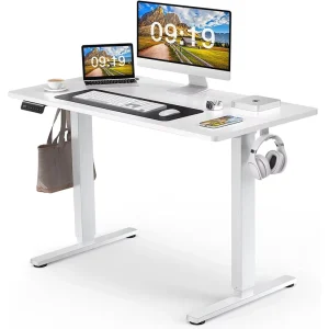 Single Motor Electric Smart Standing Tables Sit Stand Office Lifting Desk Height Adjustable Desk