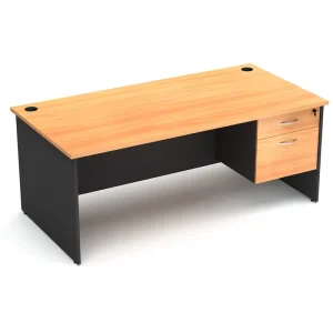 Single Person Minimalist Eco Friendly Office Desk Drawer Lock Executive Computer Desk Modern Office Workstation Office Building