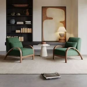 Single Reception Chair for Hotel Apartment Simple Luxury Minimalist Design Comfortable Chaise Lounge Sofa for Living Room