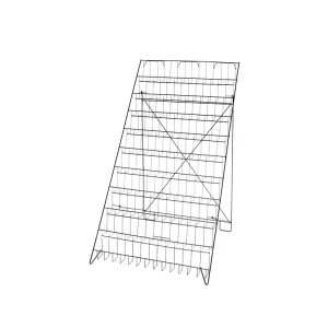 Slant Long Lasting Durability Customizable Floor Standing Literature Magazine Stand Book Display Rack for Shop