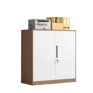 Sliding Door Metal Storage Cabinet with Lock Sturdy Steel Office Cabinet Metal Filing Cabinet with Adjustable Shelves for School