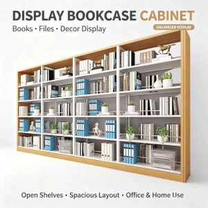 Slim Decor Book Shelf Metal for Living Room Thin Metal Rack for Living Room Novels and Decorative Book Placement