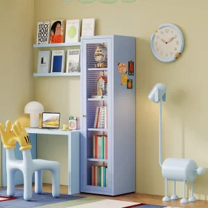 Small Children’s Steel Corner Bookshelf Multi-layer Metal Children’s Bookshelf Suitable for Small Spaces