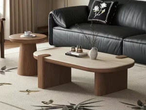 Small Sized Apartment Durable Adjustable Height Decorative Extendable Convertible Metal Coffee Table Modern Living Room