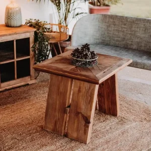 Small square Coffee Table Strong for 2 People Modern Minimalist Living Room