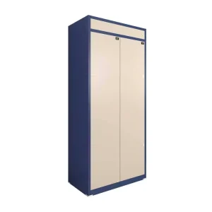 Smart Electronic Filing Cabinet 2 Door Steel Staff Cabinet with Key Lock Modern Commercial Gym & Office Use