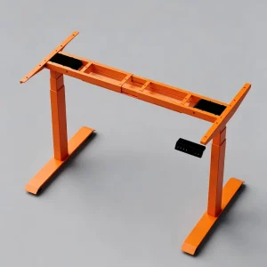 Smart Modern Metal Computer Stand Home Office White Workstation Height Adjustable Dual Motor Electric Sit Standing Desk