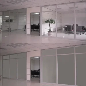 Smart Modern Office Partitions Glass Room Divider with Sound Insulation Fire Resistance for Living Room Bedroom Partition System