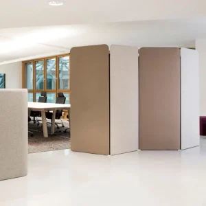 Smart Office Partition Solutions Acoustic Woven Projector Screens Modular Cubicle Walls Portable Desk Dividers Used Panels
