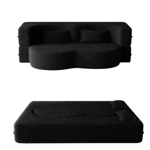 Sofa Convertible Oversized Cloud Loveseat Minimalist 2 Seater Living Room Apartment Office No Assembly Required