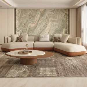 Sofa Corner Removable Minimalist Luxury Modern Three Seat Designer Imported Cotton Linen Apartment Villa Hotel Large Flat Living