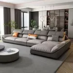 Sofa Lazy Deep 3 Seater Cozy Italian Lounge Genuine Leather Burnt Orange Custom Reclining Brown Living Room Modern L Shape Couch