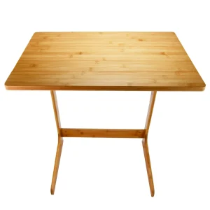 Sofa Table TV Tray End Laptop Table Bamboo Snack Desk