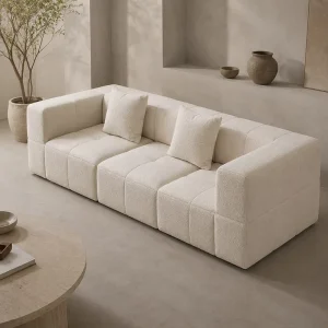 Soft Fabric Lounge Recline Compressed Sofa Set Furniture Couch Living Room High Density Foam Office Sponge Sofa